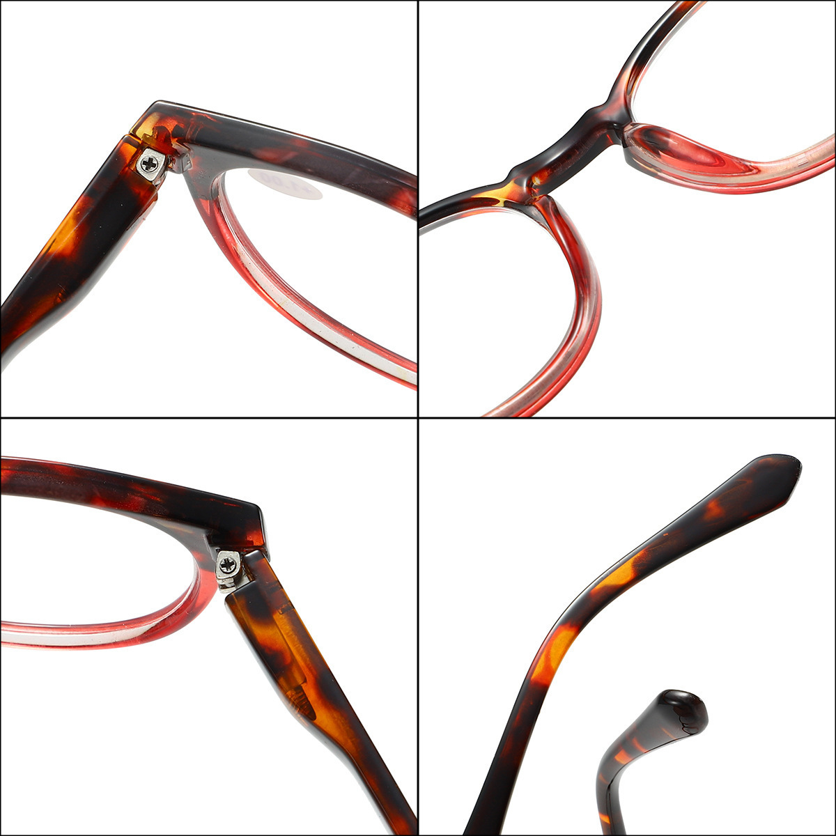PC SQUARE-ROUND FRAME READING GLASSES