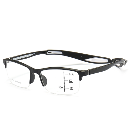 SPORTS HALF-FRAME LONG-LEG COMFORTABLE BLUE LIGHT BLOCKING PHOTOCHROMIC GLASSES