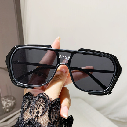 IRREGULAR INTEGRATED LARGE FRAME SUNGLASSES