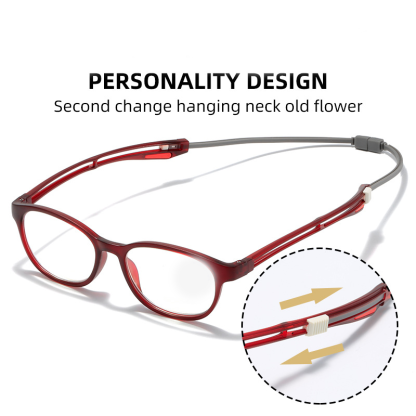 MAGNETIC NECK-HANGING PORTABLE ULTRA-LIGHT READING GLASSES