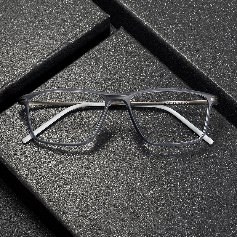 BUSINESS SQUARE METAL FULL FRAME ULTRA-LIGHT GLASSES