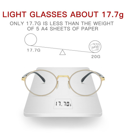 PROFESSIONAL ROUND FRAME READING GLASSES