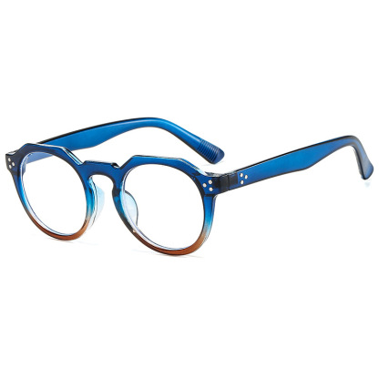 VINTAGE-INSPIRED IRREGULAR ROUND READING GLASSES