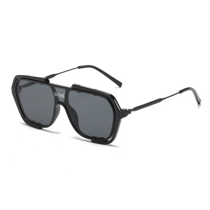 IRREGULAR INTEGRATED LARGE FRAME SUNGLASSES