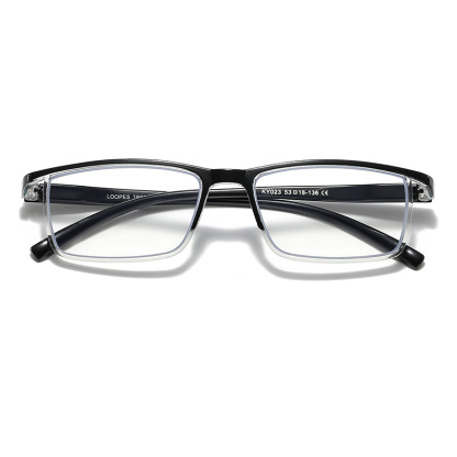 MEN'S SMALL SQUARE FRAME PHOTOCHROMIC READING GLASSES