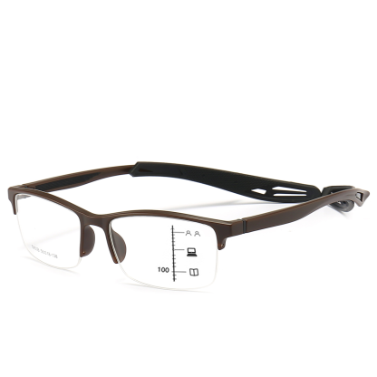 SPORTS HALF-FRAME LONG-LEG COMFORTABLE BLUE LIGHT BLOCKING PHOTOCHROMIC GLASSES