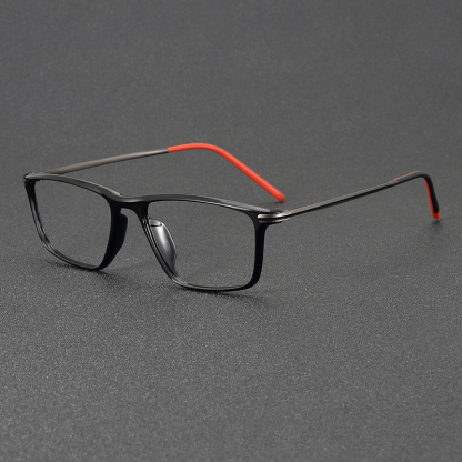 BUSINESS SQUARE METAL FULL FRAME ULTRA-LIGHT GLASSES