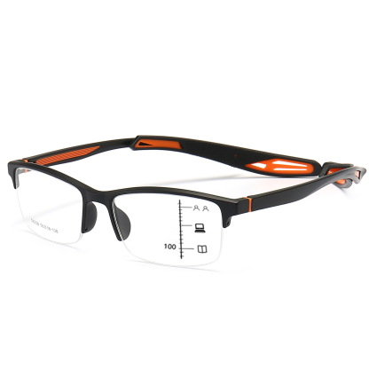 SPORTS HALF-FRAME LONG-LEG COMFORTABLE BLUE LIGHT BLOCKING PHOTOCHROMIC GLASSES