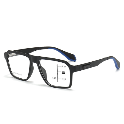 MEN'S STYLISH CLASSIC SQUARE SILICONE ANTI-SLIP GLASSES