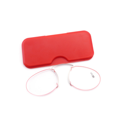 MINI PORTABLE NOSE CLIP READING GLASSES