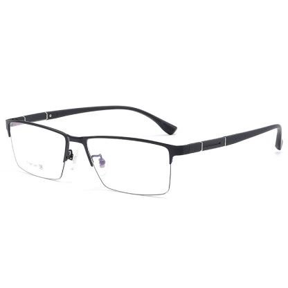 HALF-FRAME TITANIUM ALLOY BUSINESS ANTI-BLUE LIGHT READING GLASSES