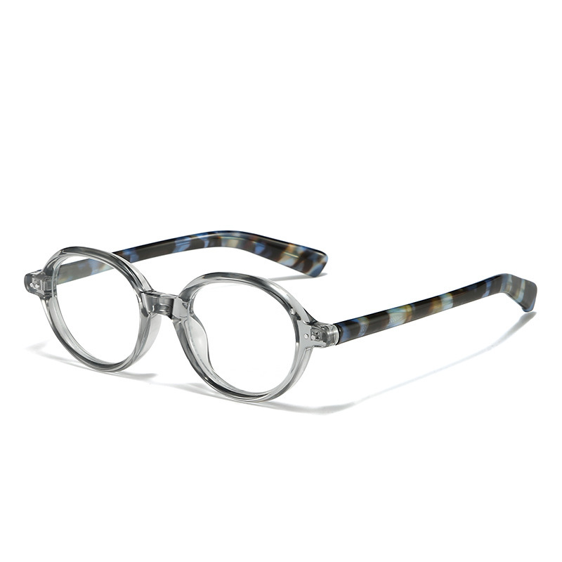 RETRO OVAL SMALL FRAME ANTI-BLUE LIGHT READING GLASSES