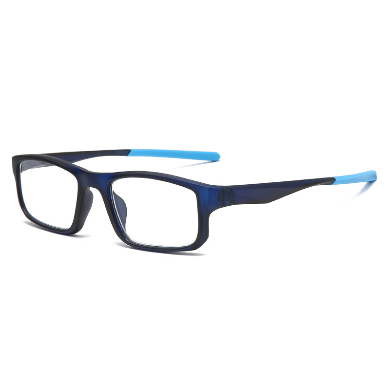 SPORTS SQUARE FRAME ULTRA-LIGHT BLUE LIGHT BLOCKING READING GLASSES