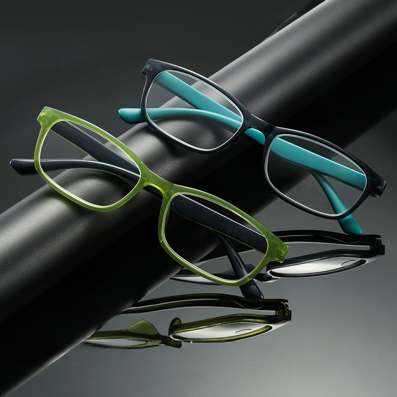 FULL FRAME COMFORTABLE SQUARE SMALL FRAME ANTI-BLUE LIGHT READING GLASSES