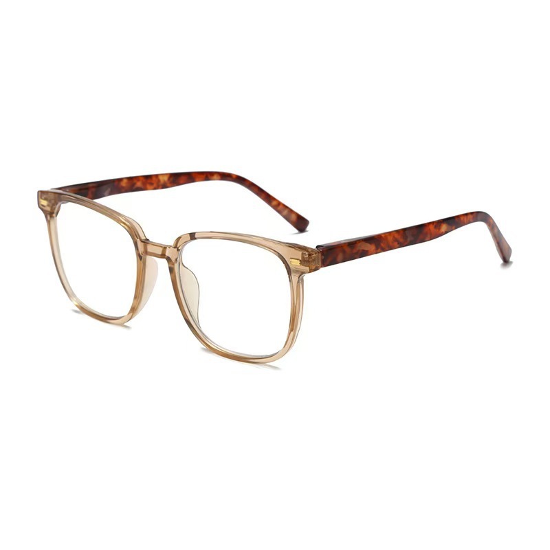 LIGHTWEIGHT SQUARE FRAME BLUE LIGHT BLOCKING READING GLASSES