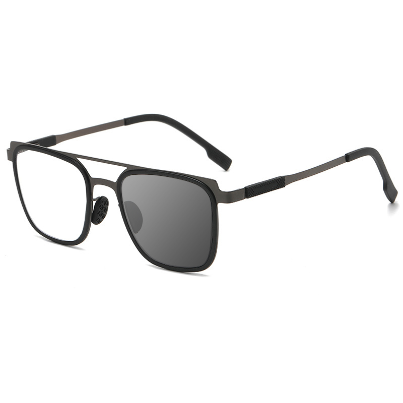 LARGE METAL FRAME PROGRESSIVE COLOR MULTI-FOCAL READING GLASSES