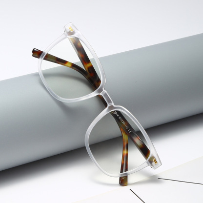 LIGHTWEIGHT SQUARE FRAME BLUE LIGHT BLOCKING READING GLASSES