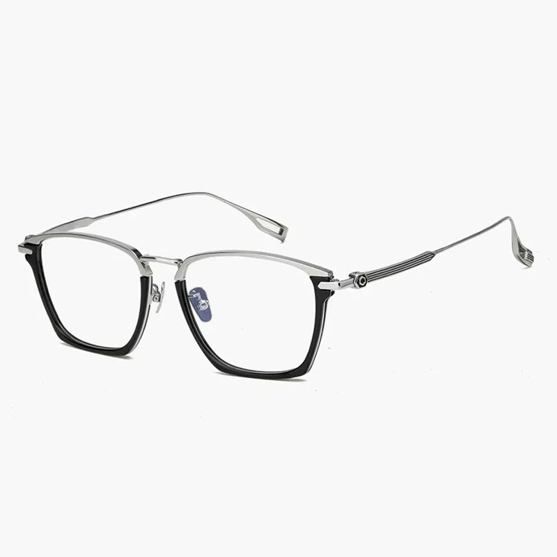 BUSINESS METAL FRAME RETRO BLUE LIGHT BLOCKING READING GLASSES