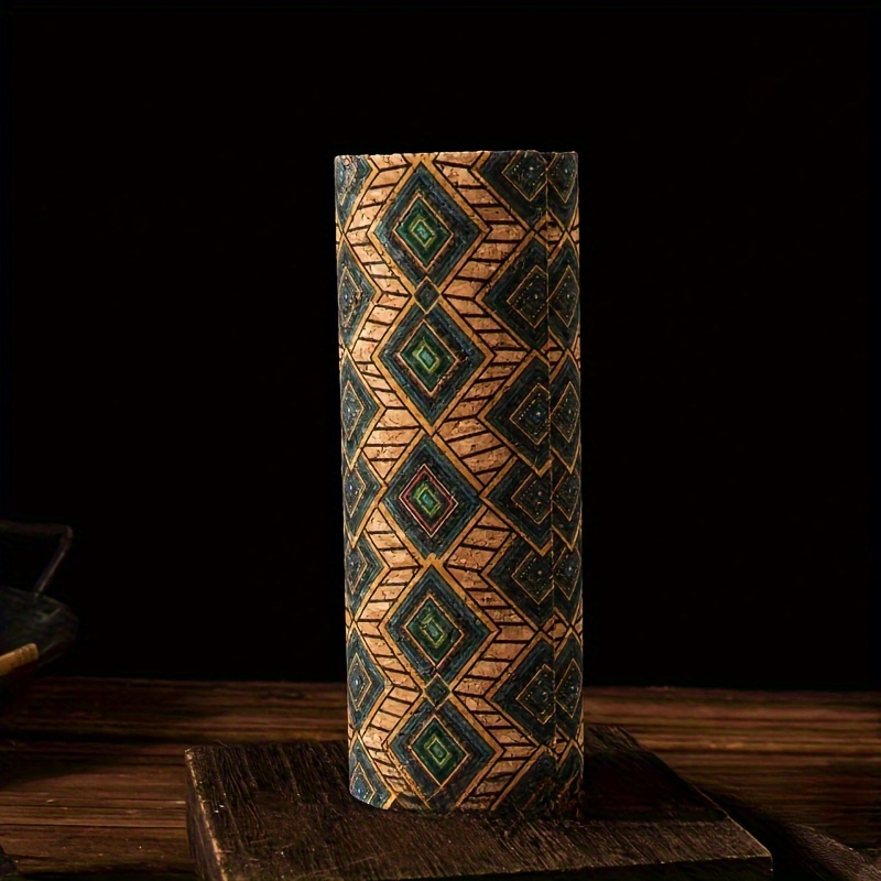 VINTAGE HANDMADE LEATHER PATTERN GLASSES STORAGE BOX SUITABLE FOR MEN AND WOMEN