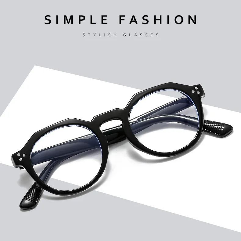 VINTAGE-INSPIRED IRREGULAR ROUND READING GLASSES