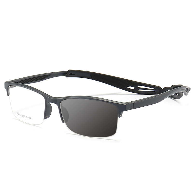 SPORTS HALF-FRAME LONG-LEG COMFORTABLE BLUE LIGHT BLOCKING PHOTOCHROMIC GLASSES