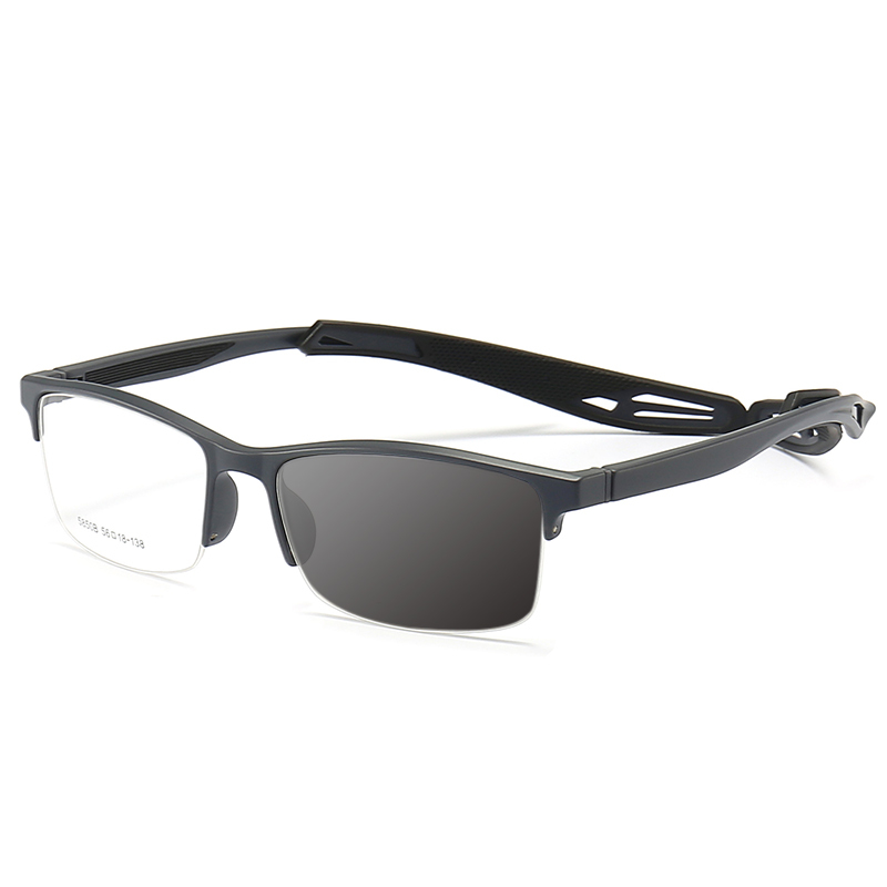 SPORTS HALF-FRAME LONG-LEG COMFORTABLE BLUE LIGHT BLOCKING PHOTOCHROMIC GLASSES