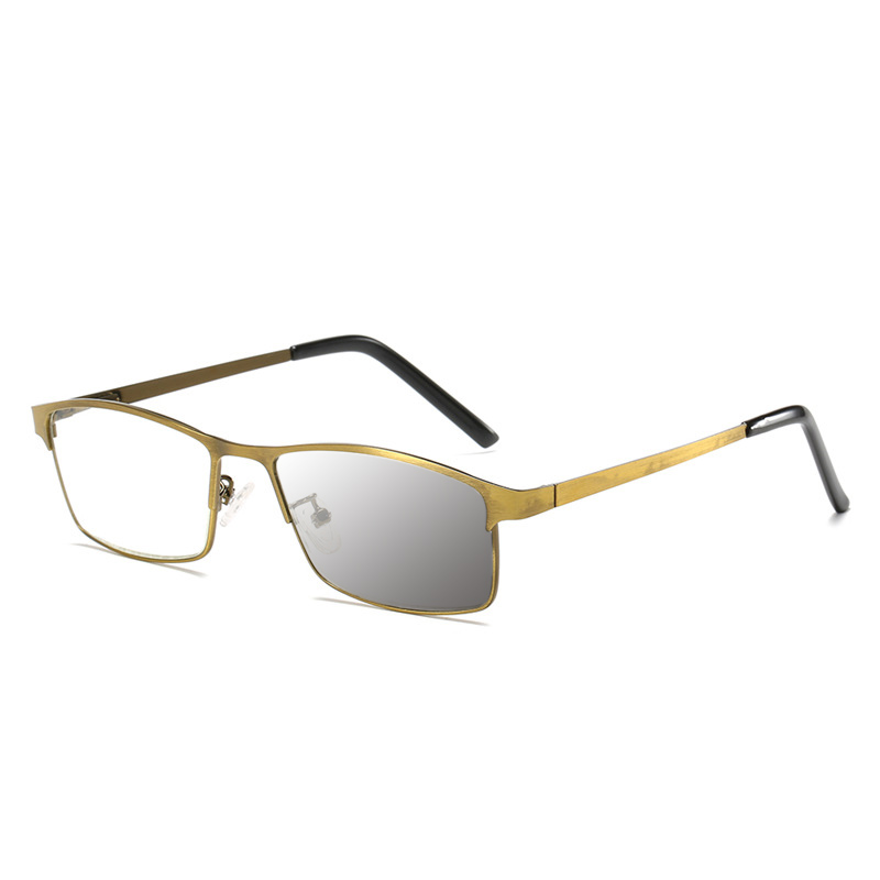 MEN'S STYLISH METAL SQUARE FRAME GLASSES