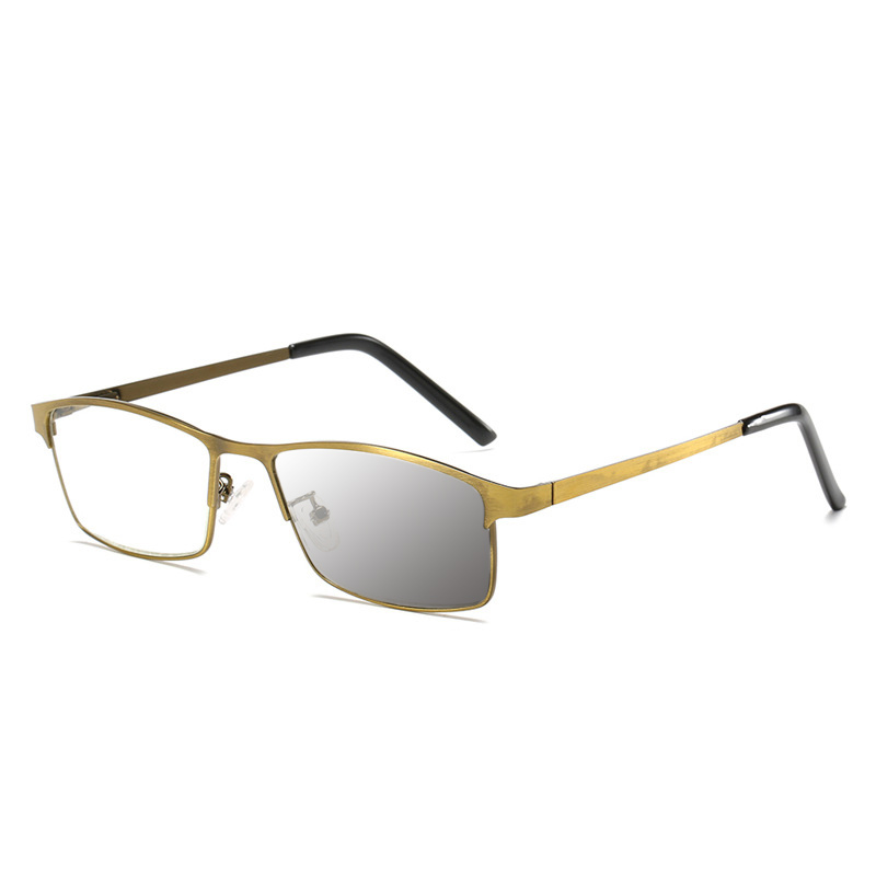 MEN'S STYLISH METAL SQUARE FRAME GLASSES