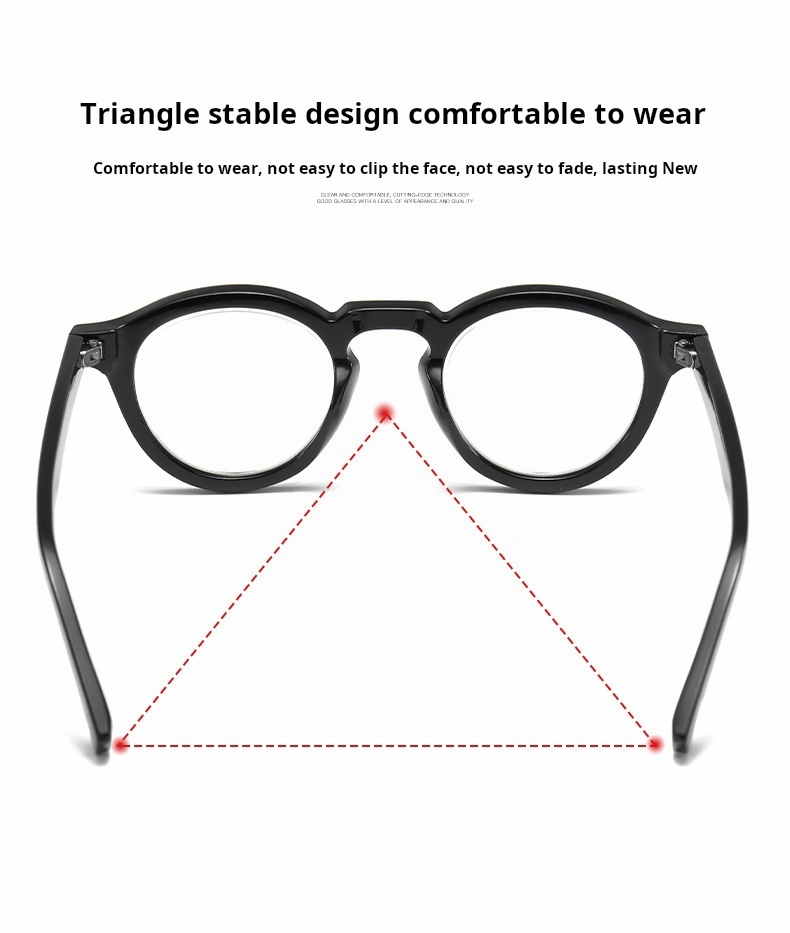 MINIMALIST SMALL ROUND READING GLASSES