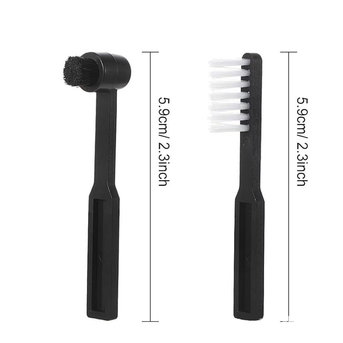 3-piece vinyl record cleaning brush set