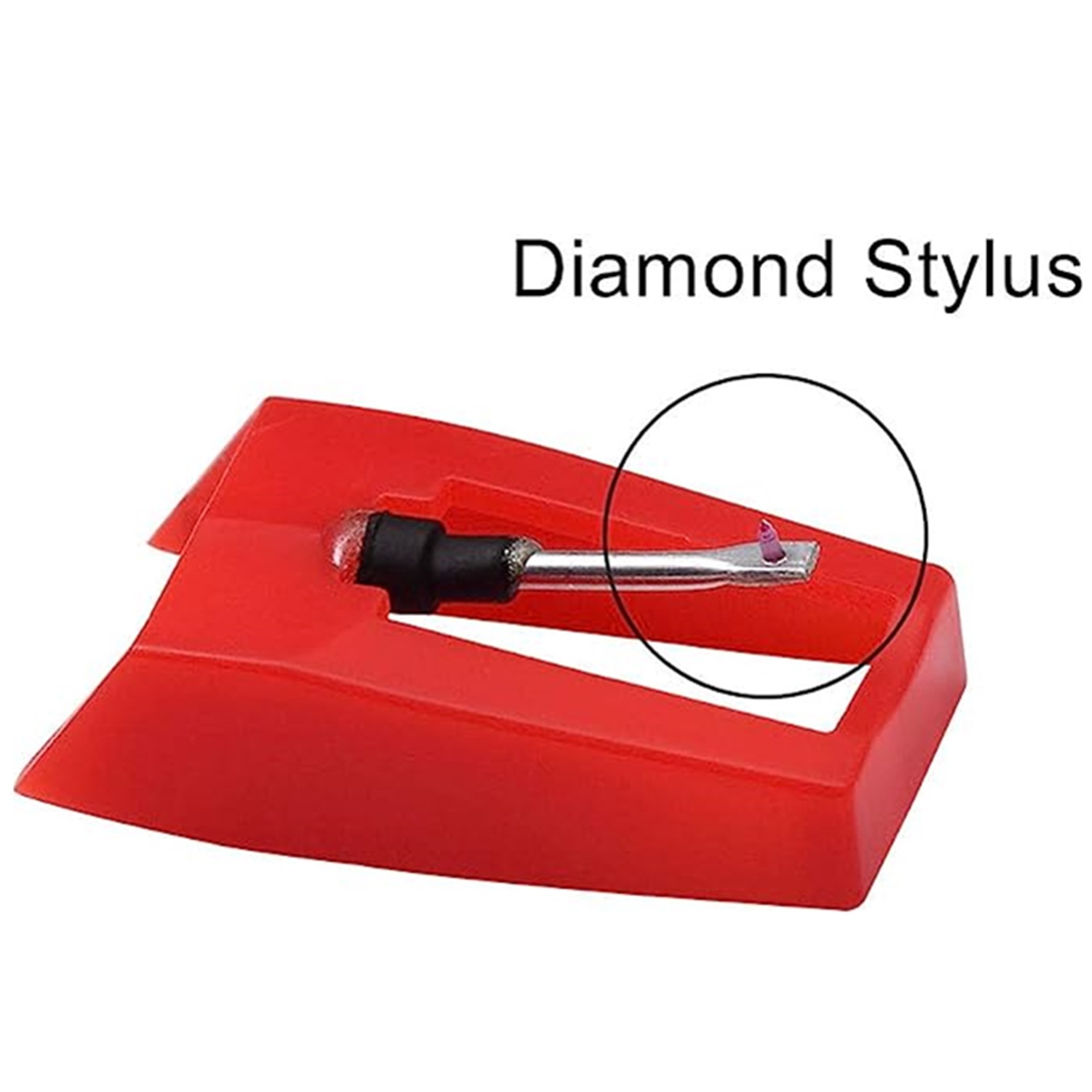 Ruby stylus for record player