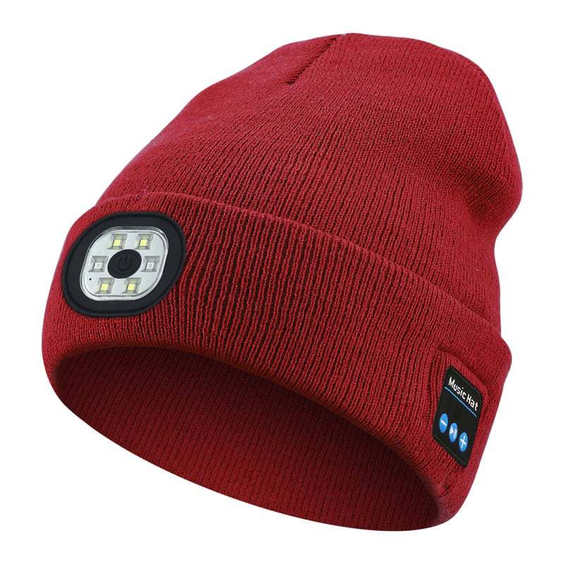🎁Bluetooth Beanie with Light and Heating Function (Unisex)
