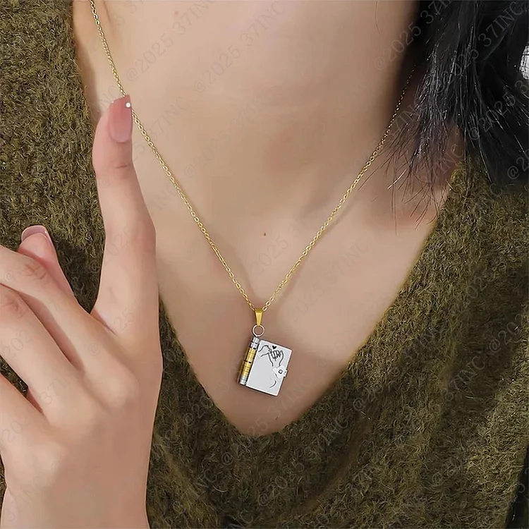 [Save 43%]For Daughter - I'm Always With You Book Necklace