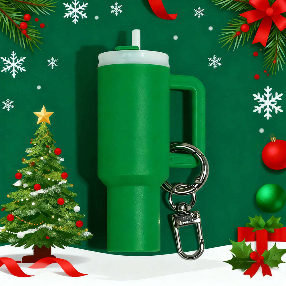 🔥CHRISTMAS HOT SALE🔥Cute Mini Tumbler Ornament Keychain 💸
