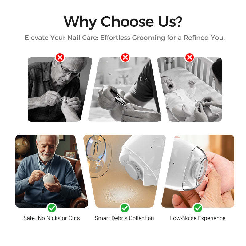 💅✨Universal Automatic Fingernail Grinder for Adults and Children👶🔧