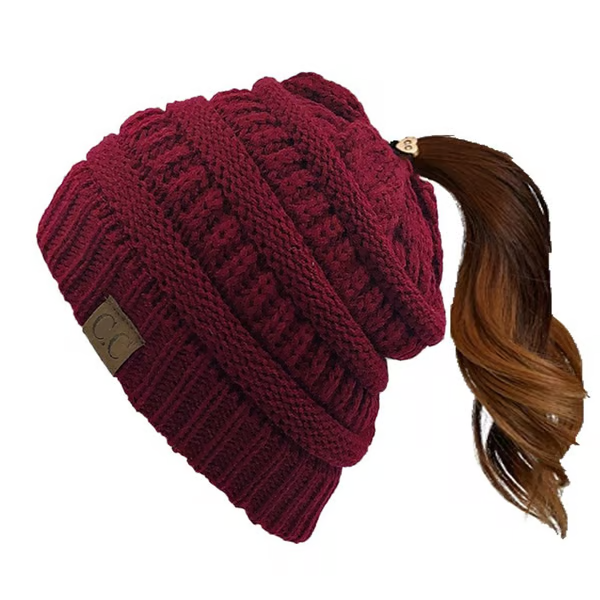 Women's Ponytail Beanie Hat