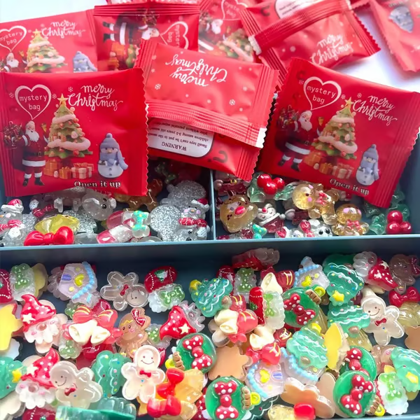 ✨ Glow in the Dark Magic! Christmas Resin Bags 🎄