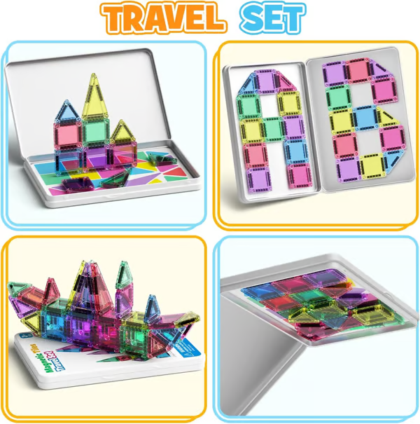 🎁🔥🧲 Children's Magnetic Building Blocks – STEM Educational Toys