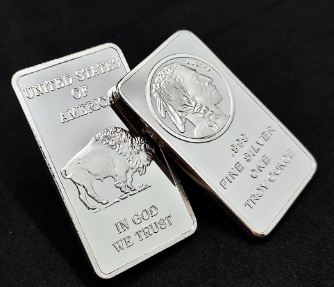 Last Day 70% OFF🔥Buffalo Silver Bar | Silvertowne Mint 999 Silver Bar