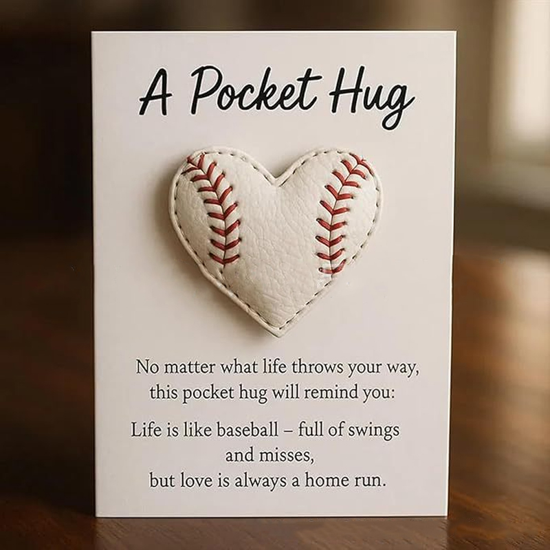 🔥LAST DAY 50% OFF - ⚾️A Pocket Blessing – Baseball Cross Edition💝Handmade