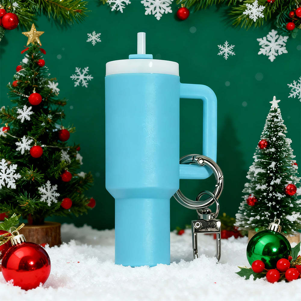 🔥CHRISTMAS HOT SALE🔥Cute Mini Tumbler Ornament Keychain 💸