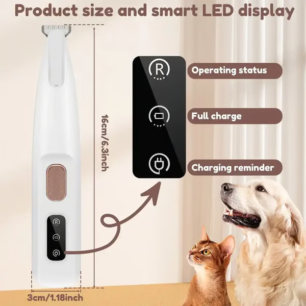 ⚡ Pawsitively Purrfect Grooming! Rechargeable Pet Hair Trimmer Kit ✨