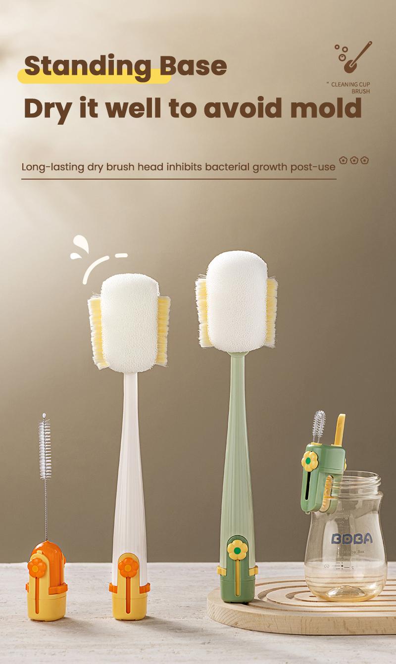 5-in-1 Bottle Cleaning Brush (Multifunctional) &ndash; For Cup Lid Cleaning & Home Kitchen Tasks