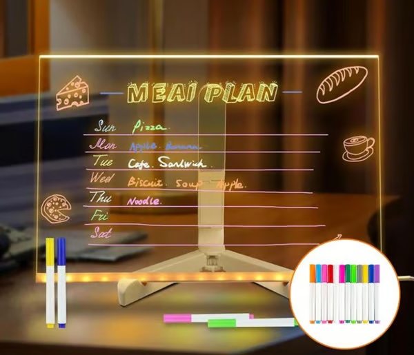 🎁Creative Rewritable Acrylic LED Message Board 🎨