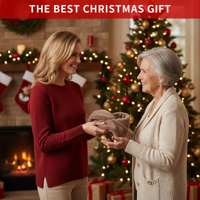 🎄Christmas Sale 49% OFF🔥-❄️Faux-Fur Pull-Through Scarf with Hidden Pocket