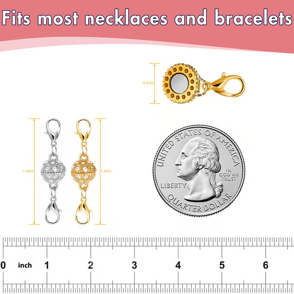 🔥Magnetic Necklace Clasps and Closures