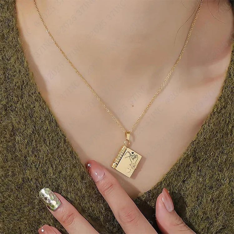 [Save 43%]For Daughter - I'm Always With You Book Necklace