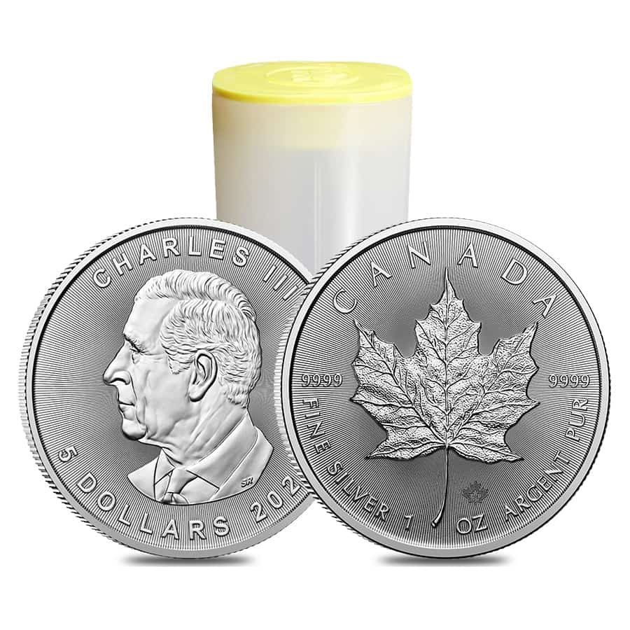 🔥LAST DAY SPECIAL SALE 49% OFF🔥 Silver at Spot - 2024 1 oz Canadian Silver Maple Leaf Coin BU