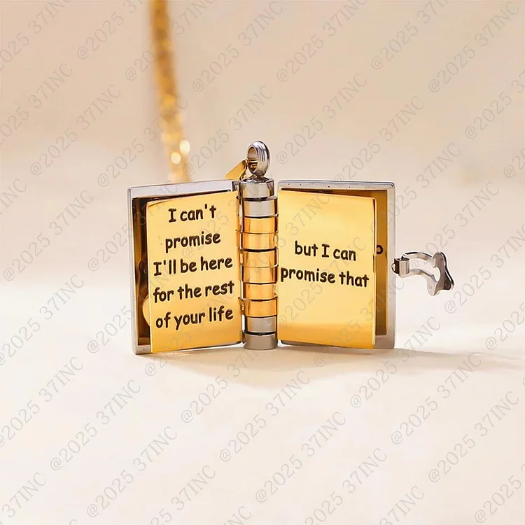 [Save 43%]For Daughter - I'm Always With You Book Necklace