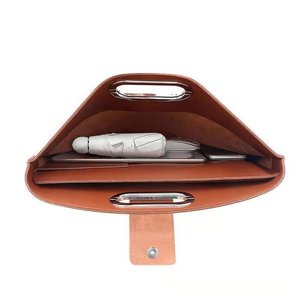 The 2-Piece Set: Sophisticated Business Waterproof Leather Laptop & Tote Set